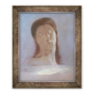 Tablou inramat - Odilon Redon - Ochii inchisi, 50 x 60 cm