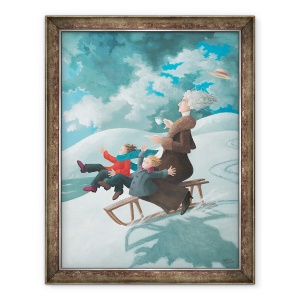 Tablou inramat - Ophelia Redpath - Ceaiul este egal cu sustinerea in timp, 60 x 80 cm