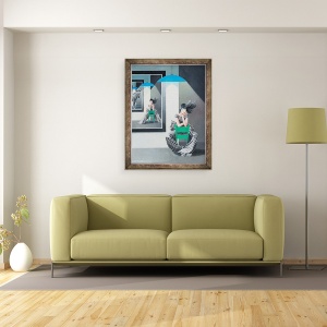 Tablou inramat - Ophelia Redpath - Little Red Dot, 70 x 90 cm - Img 2
