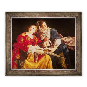 Tablou inramat - Orazio Gentileschi - Judith cu capul lui Holofernes, 70 x 85 cm