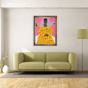 Tablou inramat - Osinachi - Am, 70 x 90 cm - Img 2