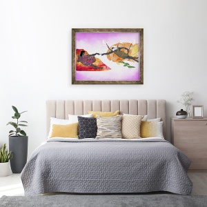 Tablou inramat - Osinachi - Crearea lui Steve, 60 x 80 cm - Img 3