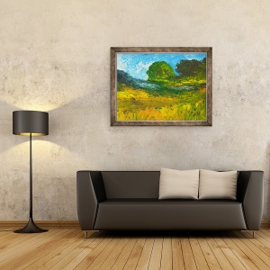 Tablou inramat - Patricia Brintle - Riviere de Bainet, 70 x 90 cm - Img 2