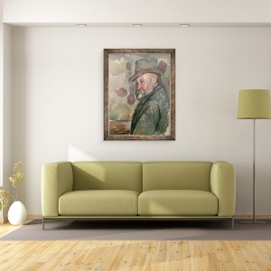 Tablou inramat - Paul Cezanne - Autoportret I, 60 x 80 cm - Img 2