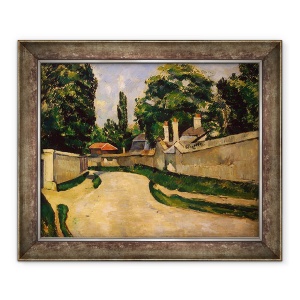 Tablou inramat - Paul Cezanne - Case de-a lungul unui drum, 50 x 60 cm