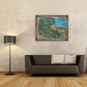 Tablou inramat - Paul Cezanne - Chateau Noir, 60 x 80 cm - Img 2