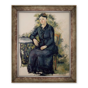 Tablou inramat - Paul Cezanne - Madame Cezanne in gradina, 70 x 85 cm