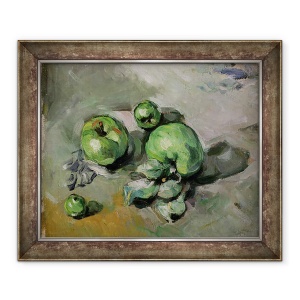 Tablou inramat - Paul Cezanne - Mere Verzi, 50 x 60 cm