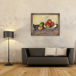Tablou inramat - Paul Cezanne - Natura moarta cu mere, 70 x 90 cm - Img 2