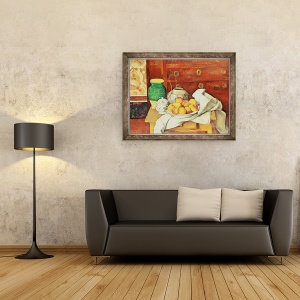 Tablou inramat - Paul Cezanne - Natura moarta cu un piept de sertare, 60 x 80 cm - Img 2