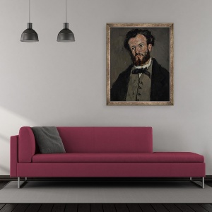 Tablou inramat - Paul Cezanne - Portret De Anthony Valabrègue, 50 x 60 cm - Img 2