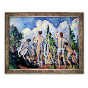 Tablou inramat - Paul Cezanne - Saldatorii, 60 x 80 cm