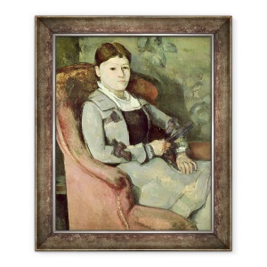 Tablou inramat - Paul Cezanne - Sotia artistului intr-un fotoliu, 50 x 60 cm