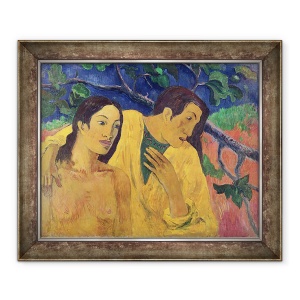 Tablou inramat - Paul Gauguin - Zborul sau Idila Tahitiana, 50 x 60 cm