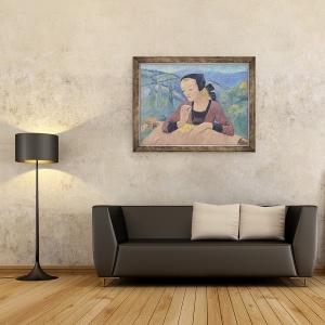 Tablou inramat - Paul Serusier - Broderia, 60 x 80 cm - Img 2
