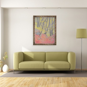 Tablou inramat - Paul Serusier - Undergrowth, 60 x 80 cm - Img 2