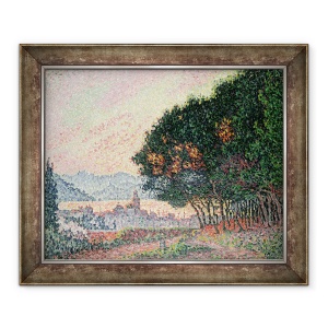 Tablou inramat - Paul Signac - Padure langa St Tropez, 50 x 60 cm