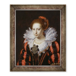 Tablou inramat - Paulus Moreelse - Portret De O Tanara Doamna, 50 x 60 cm
