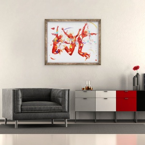 Tablou inramat - Penny Warden - Fizz, 2009, 50 x 60 cm - Img 2