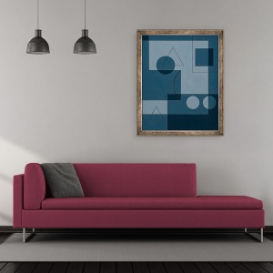 Tablou inramat - Peter McClure - Axiom, 70 x 85 cm - Img 2