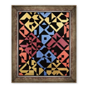 Tablou inramat - Peter McClure - Diagonalele interpuse, 70 x 85 cm