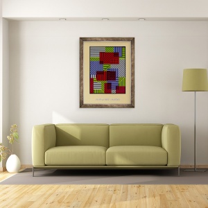 Tablou inramat - Peter McClure - OVERLAY.86, 60 x 80 cm - Img 2
