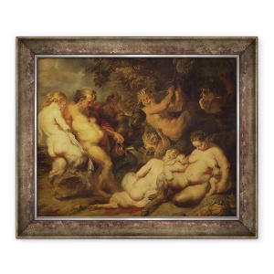 Tablou inramat - Peter Paul Rubens - Bacchanal, 50 x 60 cm