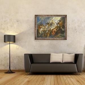 Tablou inramat - Peter Paul Rubens - Caderea lui Phaeton, 60 x 80 cm - Img 2