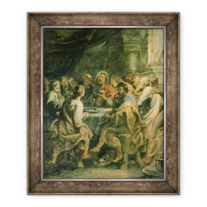 Tablou inramat - Peter Paul Rubens - Cina cea de Taina I, 50 x 60 cm