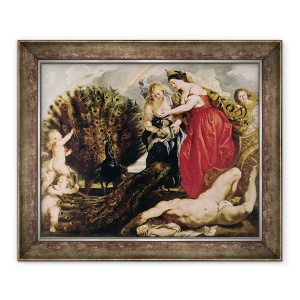 Tablou inramat - Peter Paul Rubens - Juno si Argus, 50 x 60 cm