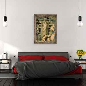Tablou inramat - Peter Paul Rubens - Statuia lui Ceres, 70 x 90 cm - Img 3