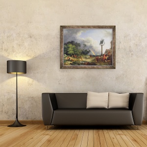 Tablou inramat - Philip James Loutherbourg - Curcubeul, 60 x 80 cm - Img 2