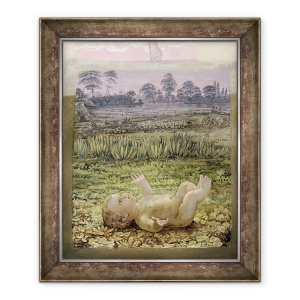 Tablou inramat - Philipp Otto Runge - Detaliu al Mortii a doua versiune, 70 x 85 cm