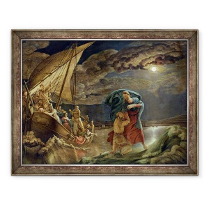 Tablou inramat - Philipp Otto Runge - Peter merge pe apa, 70 x 90 cm