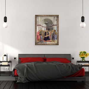 Tablou inramat - Piero della Francesca - Altarul Brera, 70 x 90 cm - Img 3