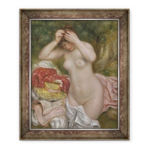 Tablou inramat - Pierre Auguste Renoir - Aranjarea parului I, 50 x 60 cm