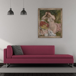 Tablou inramat - Pierre Auguste Renoir - Aranjarea parului I, 50 x 60 cm - Img 2