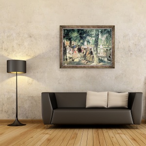 Tablou inramat - Pierre Auguste Renoir - Baie pe Sena sau, La Grenouillere, 60 x 80 cm - Img 2