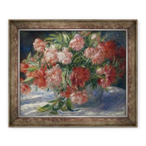 Tablou inramat - Pierre Auguste Renoir - Bujori, 70 x 85 cm