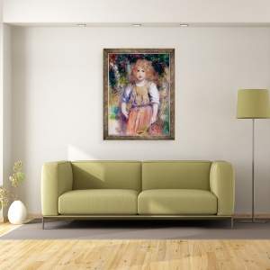 Tablou inramat - Pierre Auguste Renoir - Gypsy Girl, 60 x 80 cm - Img 2