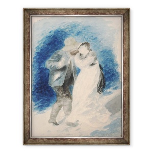 Tablou inramat - Pierre Auguste Renoir - M. Jules Le Coeur si dra. Clemence Trehot, 70 x 90 cm