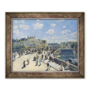 Tablou inramat - Pierre Auguste Renoir - Pont Neuf, Paris, 50 x 60 cm