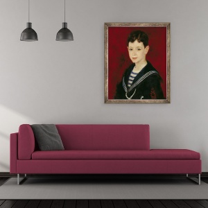 Tablou inramat - Pierre Auguste Renoir - Portret De Fernand Hallen 1872-1917 1880, 50 x 60 cm - Img 2
