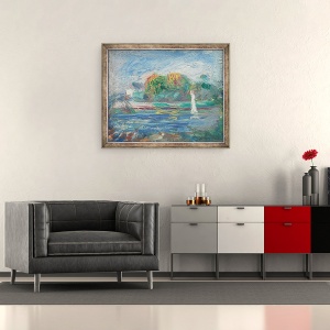 Tablou inramat - Pierre Auguste Renoir - Raul Albastru, 50 x 60 cm - Img 2