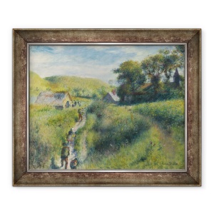 Tablou inramat - Pierre Auguste Renoir - Recolta de midii, 70 x 85 cm