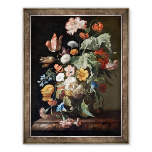 Tablou inramat - Rachel Ruysch - Viata inca cu flori, 70 x 90 cm