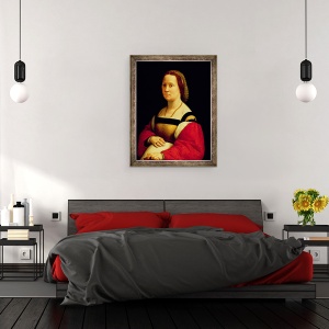 Tablou inramat - Raphael - The Pregnant Woman, La Donna Gravida, 70 x 90 cm - Img 3