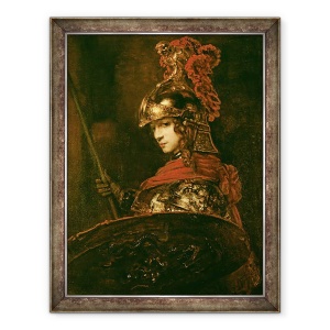 Tablou inramat - Rembrandt Harmensz. van Rijn - Pallas Athena sau, Figurina blindata, 60 x 80 cm