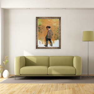 Tablou inramat - Rene Princeteau - Henri de Toulouse-Lautrec 1864-1901 in varsta de 19 ani, 60 x 80 cm - Img 2