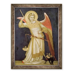Tablou inramat - Ridolfo di Arpo Guariento - inger cantarind un suflet, 60 x 80 cm